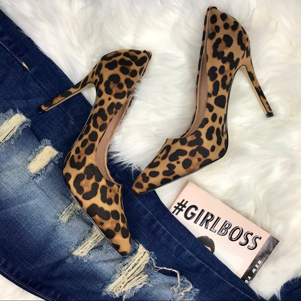 SALE❗️Last pair size 10❗️Leopard Stiletto heels 🐆 - Picture 2 of 7